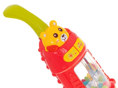 Odkurzacz dla dzieci pionowy interaktywny z dźwiękiem malinowy 46cm Kik Sp. z o. o. Sp. k. Odkurzacz dla dzieci pionowy interaktywny z dźwiękiem malinowy 46cm Kik Sp. z o. o. Sp. k.