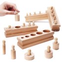Odważniki cylindry drewniane sorter montessori Kik Sp. z o. o. Sp. k.
