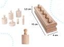 Odważniki cylindry drewniane sorter montessori Kik Sp. z o. o. Sp. k.