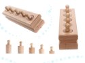 Odważniki cylindry drewniane sorter montessori Kik Sp. z o. o. Sp. k.