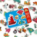 Puzzle w puszce pojazdy 24 puzzle Kik Sp. z o. o. Sp. k.