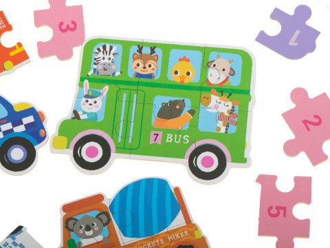 Puzzle w puszce pojazdy 30 puzzli Kik Sp. z o. o. Sp. k. Puzzle w puszce pojazdy 30 puzzli Kik Sp. z o. o. Sp. k.