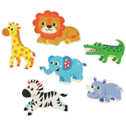 Puzzle w puszce zwierzątka safari 25 puzzli Kik Sp. z o. o. Sp. k. Puzzle w puszce zwierzątka safari 25 puzzli Kik Sp. z o. o. Sp. k.