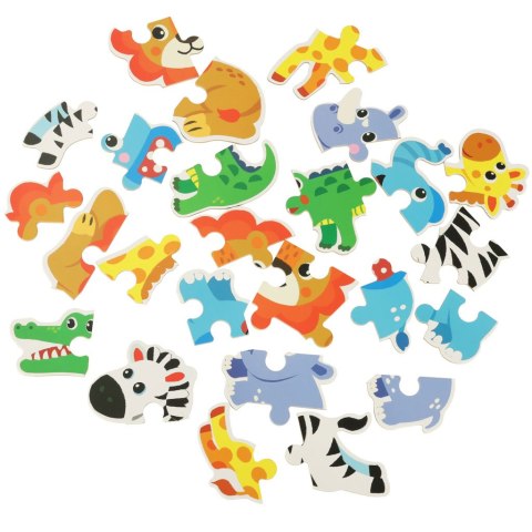 Puzzle w puszce zwierzątka safari 25 puzzli Kik Sp. z o. o. Sp. k. Puzzle w puszce zwierzątka safari 25 puzzli Kik Sp. z o. o. Sp. k.
