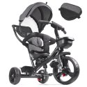 Kik Sp. z o. o. Sp. k. Rowerek trójkołowy Trike Fix Lite rower spacerówka 3w1 obracany 360 wolne koło szary