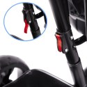Kik Sp. z o. o. Sp. k. Rowerek trójkołowy Trike Fix Lite rower spacerówka 3w1 obracany 360 wolne koło szary
