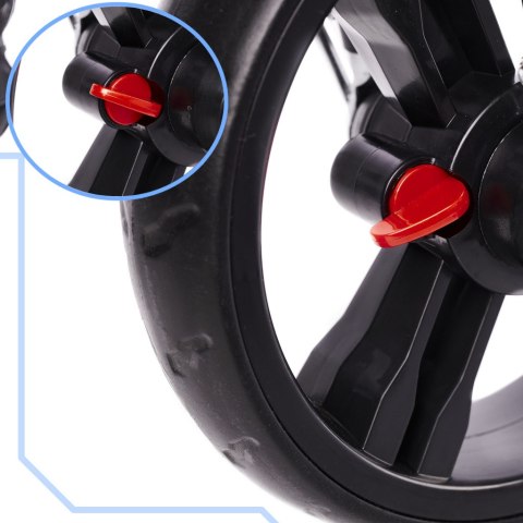 Kik Sp. z o. o. Sp. k. Rowerek trójkołowy Trike Fix Lite rower spacerówka 3w1 obracany 360 wolne koło szary Kik Sp. z o. o. Sp. k. Rowerek trójkołowy Trike Fix Lite rower spacerówka 3w1 obracany 360 wolne koło szary