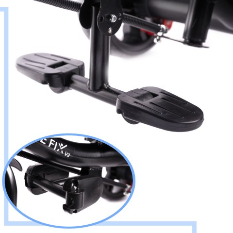 Kik Sp. z o. o. Sp. k. Rowerek trójkołowy Trike Fix Lite rower spacerówka 3w1 obracany 360 wolne koło szary Kik Sp. z o. o. Sp. k. Rowerek trójkołowy Trike Fix Lite rower spacerówka 3w1 obracany 360 wolne koło szary