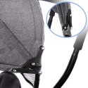 Kik Sp. z o. o. Sp. k. Rowerek trójkołowy Trike Fix Lite rower spacerówka 3w1 obracany 360 wolne koło szary