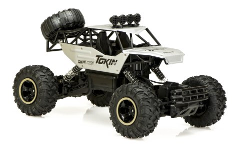 Samochód zdalnie sterowany na pilota RC Rock Crawler 1:12 4WD METAL srebrny Kik Sp. z o. o. Sp. k. Samochód zdalnie sterowany na pilota RC Rock Crawler 1:12 4WD METAL srebrny Kik Sp. z o. o. Sp. k.