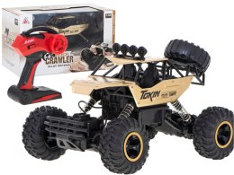 Samochód zdalnie sterowany na pilota RC Rock Crawler 1:12 4WD METAL złoty Kik Sp. z o. o. Sp. k.