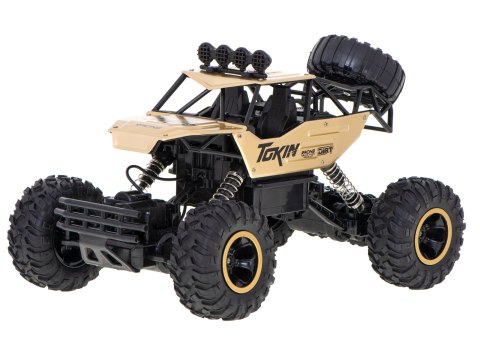 Samochód zdalnie sterowany na pilota RC Rock Crawler 1:12 4WD METAL złoty Kik Sp. z o. o. Sp. k. Samochód zdalnie sterowany na pilota RC Rock Crawler 1:12 4WD METAL złoty Kik Sp. z o. o. Sp. k.