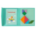 Tangram książeczka magnetyczna układanka montessori klocki gra logiczna 3D Kik Sp. z o. o. Sp. k.