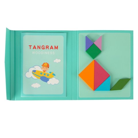 Tangram książeczka magnetyczna układanka montessori klocki gra logiczna 3D Kik Sp. z o. o. Sp. k. Tangram książeczka magnetyczna układanka montessori klocki gra logiczna 3D Kik Sp. z o. o. Sp. k.