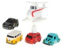 Kik Sp. z o. o. Sp. k. Tor przeszkód interaktywny samochodowy wyścigi parking 4 pojazdy auto autobus radiowóz wóz strażacki helikopter 24x24cm XL