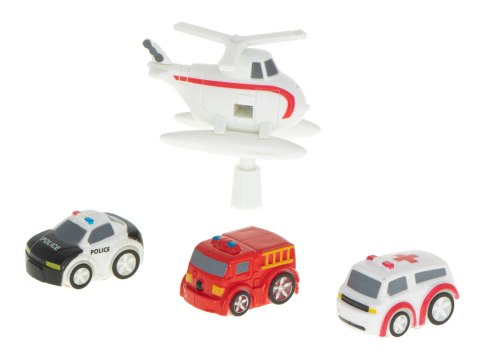 Tor przeszkód interaktywny samochodowy wyścigi parking 4 pojazdy auto radiowóz ambulans helikopter 32x32cm XXL Kik Sp. z o. o. Sp. k. Tor przeszkód interaktywny samochodowy wyścigi parking 4 pojazdy auto radiowóz ambulans helikopter 32x32cm XXL Kik Sp. z o. o. Sp. k.