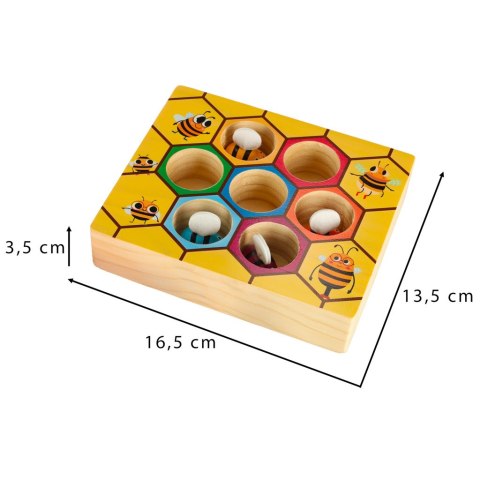 Gra edukacyjna plaster miodu pszczółki montessori Kik Sp. z o. o. Sp. k. Gra edukacyjna plaster miodu pszczółki montessori Kik Sp. z o. o. Sp. k.