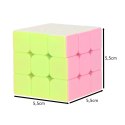 Gra logiczna Kostka łamigłówka 3x3x3 neon Kik Sp. z o. o. Sp. k.