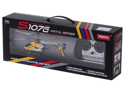 Helikopter zdalnie sterowany na pilota RC SYMA S107G żółty Kik Sp. z o. o. Sp. k. Helikopter zdalnie sterowany na pilota RC SYMA S107G żółty Kik Sp. z o. o. Sp. k.
