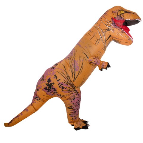 Kik Sp. z o. o. Sp. k. Kostium strój karnawałowy przebranie dmuchany dinozaur T-REX Gigant brązowy 1.5-1.9m Kik Sp. z o. o. Sp. k. Kostium strój karnawałowy przebranie dmuchany dinozaur T-REX Gigant brązowy 1.5-1.9m