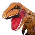 Kik Sp. z o. o. Sp. k. Kostium strój karnawałowy przebranie dmuchany dinozaur T-REX Gigant brązowy 1.5-1.9m