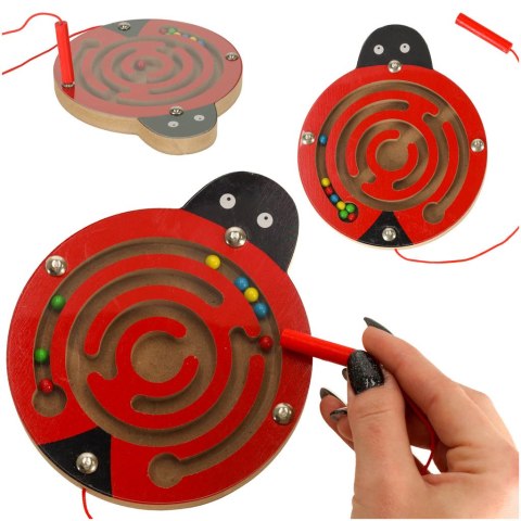 Labirynt magnetyczny kuleczki biedronka Kik Sp. z o. o. Sp. k. Labirynt magnetyczny kuleczki biedronka Kik Sp. z o. o. Sp. k.