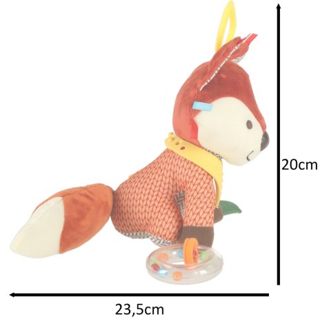 Maskotka sensoryczna zawieszka do wózka lisek Kik Sp. z o. o. Sp. k. Maskotka sensoryczna zawieszka do wózka lisek Kik Sp. z o. o. Sp. k.