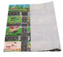 Mata edukacyjna do zabawy miasto ulica + znaki drogowe wodoodporna kolorowa 130x100cm Kik Sp. z o. o. Sp. k.