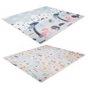Mata edukacyjna piankowa dwustronna składana ulica las 177 x 158 cm Kik Sp. z o. o. Sp. k.