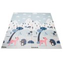 Mata edukacyjna piankowa dwustronna składana ulica las 177 x 158 cm Kik Sp. z o. o. Sp. k.