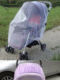 Moskitiera siatka na owady elastyczna na gumkę do wózka uniwersalna 140cm biała Kik Sp. z o. o. Sp. k.
