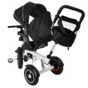 Rowerek trójkołowy Trike Fix V3 rower spacerówka 3w1 obracany 360 wolne koło czarny Kik Sp. z o. o. Sp. k.
