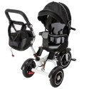 Rowerek trójkołowy Trike Fix V3 rower spacerówka 3w1 obracany 360 wolne koło czarny Kik Sp. z o. o. Sp. k.