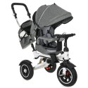 Rowerek trójkołowy Trike Fix V3 rower spacerówka 3w1 obracany 360 wolne koło szary Kik Sp. z o. o. Sp. k.