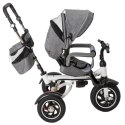 Rowerek trójkołowy Trike Fix V3 rower spacerówka 3w1 obracany 360 wolne koło szary Kik Sp. z o. o. Sp. k.