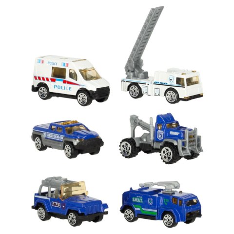 Transporter ciężarówka TIR wyrzutnia + metalowe auta policja Kik Sp. z o. o. Sp. k. Transporter ciężarówka TIR wyrzutnia + metalowe auta policja Kik Sp. z o. o. Sp. k.