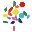 Układanka drewniana figury geometryczne nauka kształtów ułamków Kik Sp. z o. o. Sp. k.