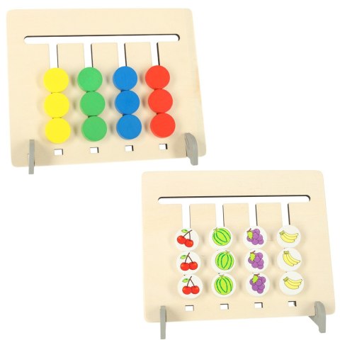 Zabawka edukacyjna drewniana dopasuj kolory owoce montessori Kik Sp. z o. o. Sp. k. Zabawka edukacyjna drewniana dopasuj kolory owoce montessori Kik Sp. z o. o. Sp. k.