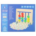 Zabawka edukacyjna drewniana dopasuj kolory owoce montessori Kik Sp. z o. o. Sp. k.