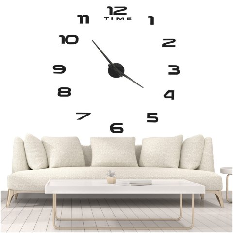 Zegar ścienny naklejany DIY duży regulowany 80-120cm czarny 12 cyfr Kik Sp. z o. o. Sp. k. Zegar ścienny naklejany DIY duży regulowany 80-120cm czarny 12 cyfr Kik Sp. z o. o. Sp. k.
