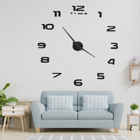 Zegar ścienny naklejany DIY duży regulowany 80-120cm czarny 12 cyfr Kik Sp. z o. o. Sp. k. Zegar ścienny naklejany DIY duży regulowany 80-120cm czarny 12 cyfr Kik Sp. z o. o. Sp. k.