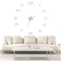 Kik Sp. z o. o. Sp. k. Zegar ścienny naklejany na ścianę 3D lustrzany DIY duży nowoczesny 80-120cm XL