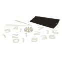 Kik Sp. z o. o. Sp. k. Zegar ścienny naklejany na ścianę 3D lustrzany DIY duży nowoczesny 80-120cm XL