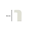 Kik Sp. z o. o. Sp. k. Zegar ścienny naklejany na ścianę 3D lustrzany DIY duży nowoczesny 80-120cm XL