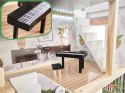 Domek dla lalek drewniany LULILO FLORO boho LED 78cm Kik Sp. z o. o. Sp. k.