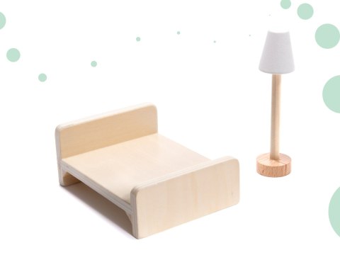Domek dla lalek drewniany LULILO FLORO boho LED 78cm Kik Sp. z o. o. Sp. k. Domek dla lalek drewniany LULILO FLORO boho LED 78cm Kik Sp. z o. o. Sp. k.