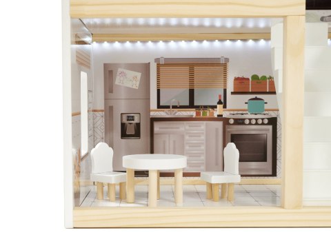 Domek dla lalek drewniany LULILO FLORO boho LED 78cm Kik Sp. z o. o. Sp. k. Domek dla lalek drewniany LULILO FLORO boho LED 78cm Kik Sp. z o. o. Sp. k.