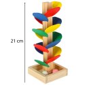 Drzewko edukacyjne klocki drewniane tor kulkowy Kulodrom Montessori Kik Sp. z o. o. Sp. k.