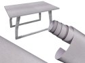 Kik Sp. z o. o. Sp. k. Folia okleina rolka aluminium imitująca metal metalic szczotkowana szara 1,52x30m