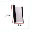 Folia rolka aksamitna czarna 1,35x15m Kik Sp. z o. o. Sp. k.